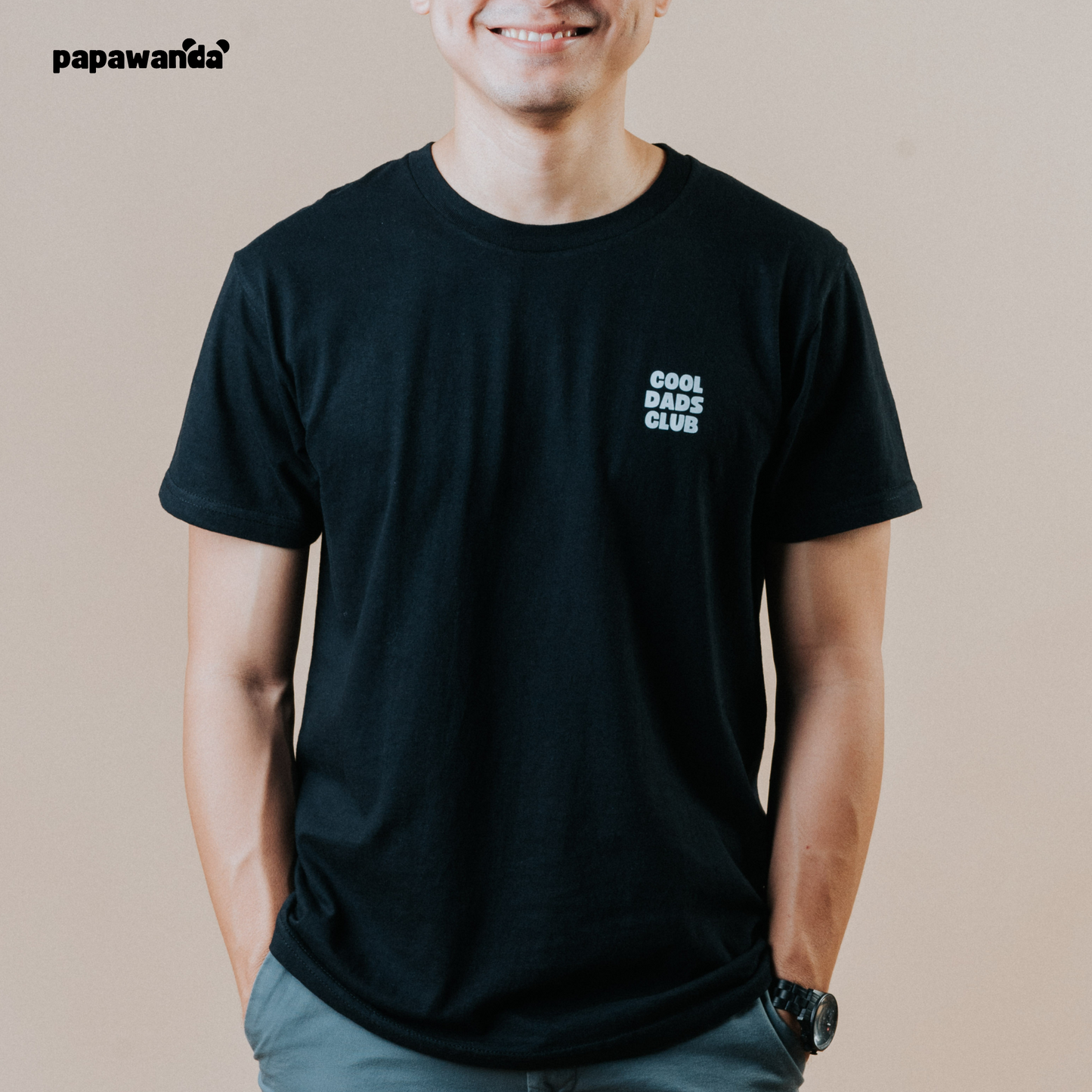 #CoolDadsClub Race Track Tee in Buddy Black