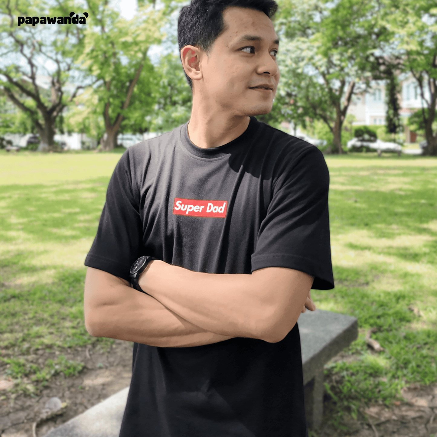 #SuperDad Shirt in Black