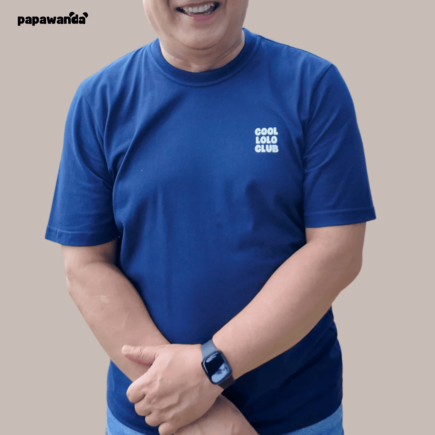 #CoolLoloClub Classic Tee (NO RACE TRACK AT THE BACK) in Deep Sea Navy