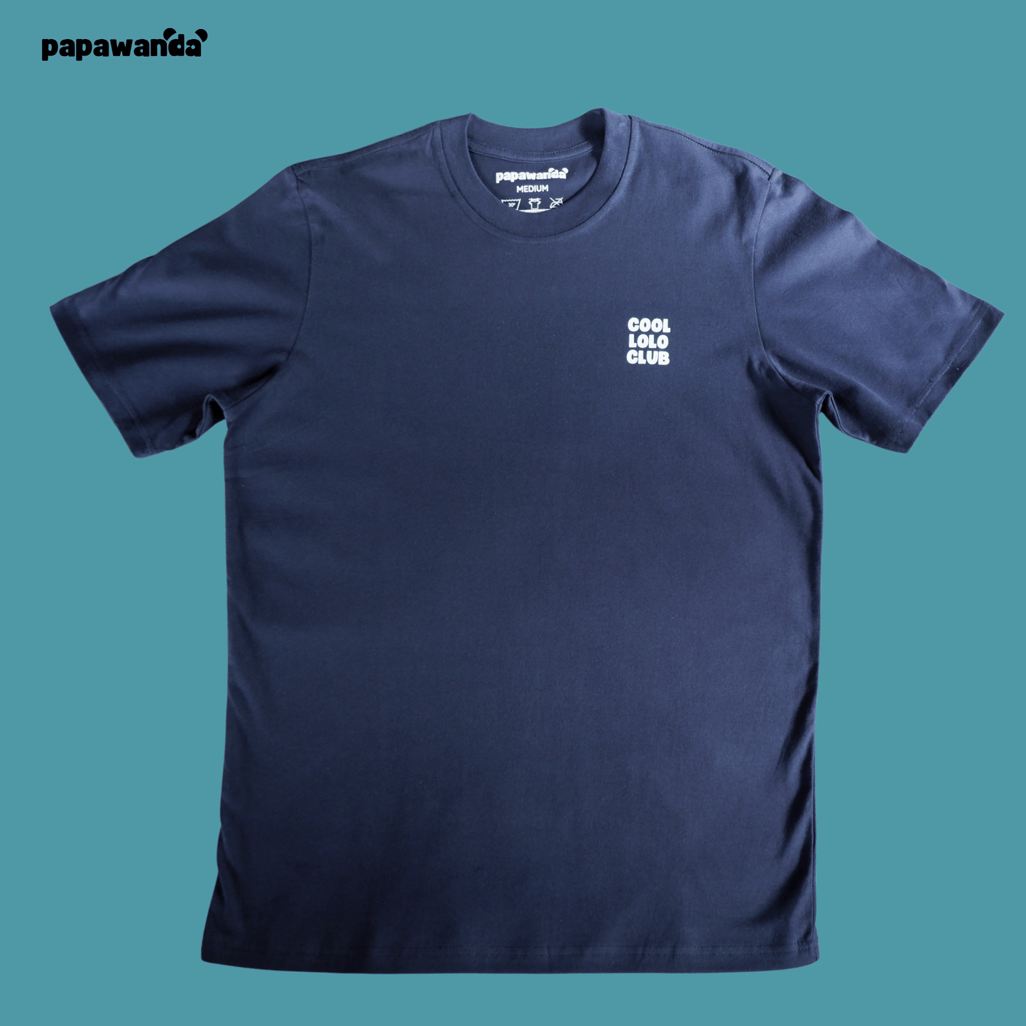#CoolLoloClub Classic Tee (NO RACE TRACK AT THE BACK) in Deep Sea Navy