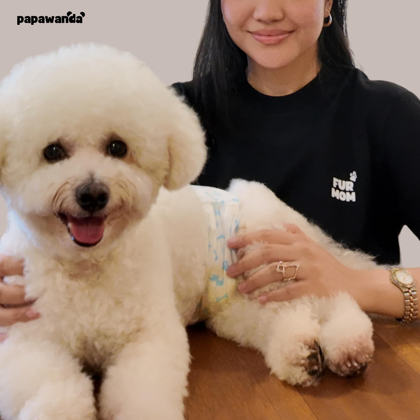 #FurMom Shirt in Black